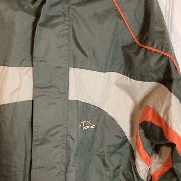 Orion Sport VTX 2000 Men's Jacket Windbreaker Rain Jacket Size XL Hooded Lined - Picture 2 of 11